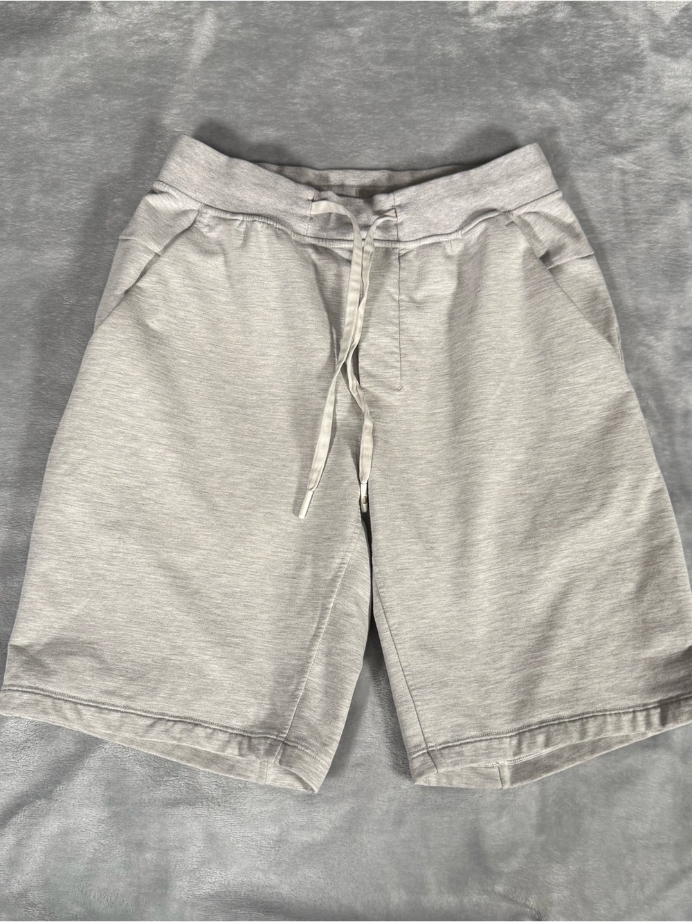 Lululemon City Sweat Shorts Mens Small 9” Athletic Drawstring Heather Gray